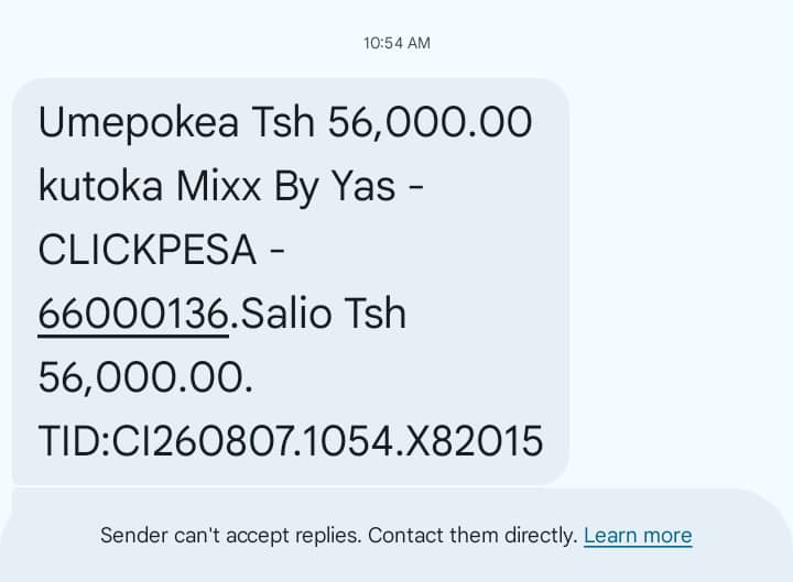Uthibitisho wa malipo namba 4